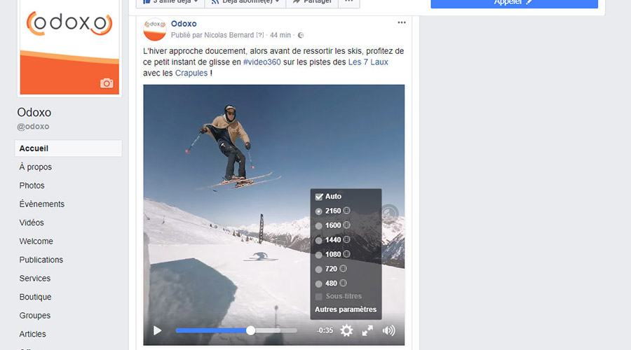 Facebook passe à la 4K !